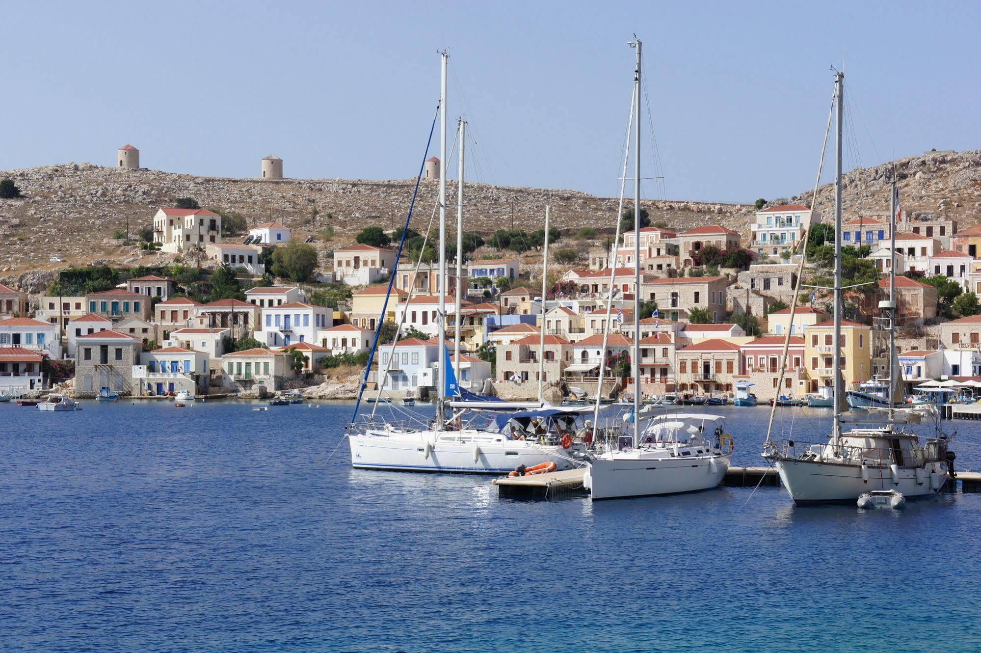 Aegean View Villas Chalki Town Exterior foto
