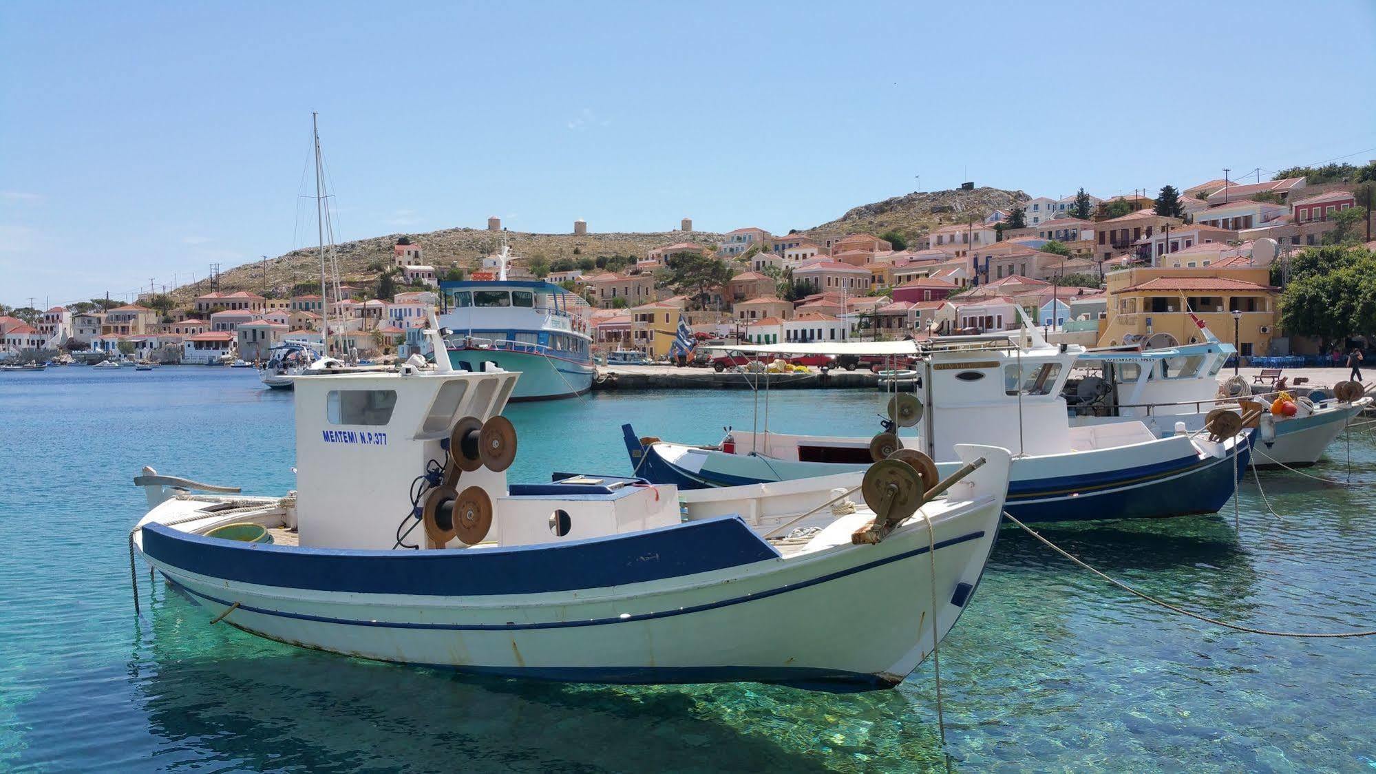 Aegean View Villas Chalki Town Exterior foto